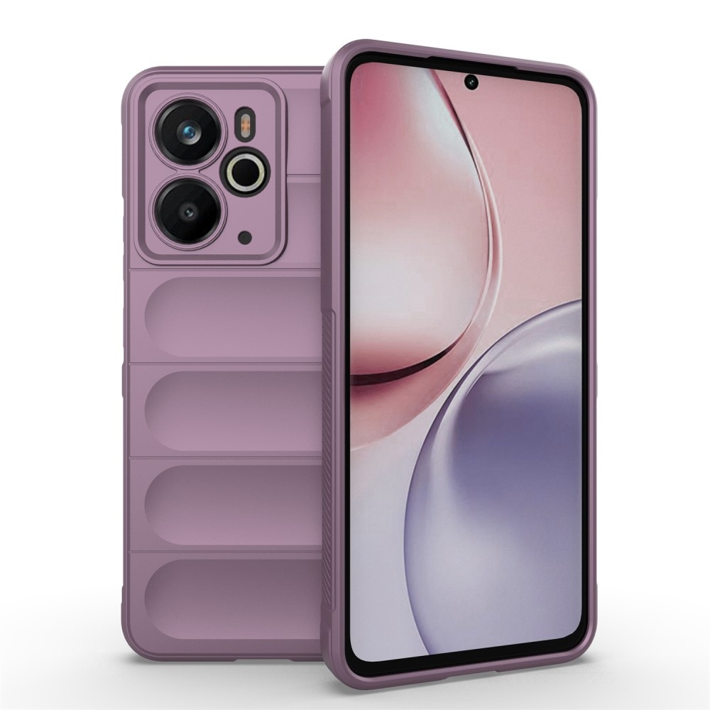 Rugg odolný gélový obal na Realme 14 5G - svetlofialový