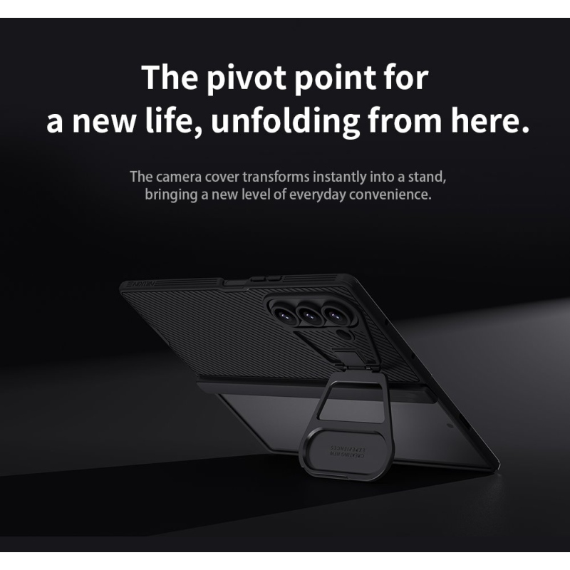 Nillkin CamShield Prop Magnetický zadný kryt pre Samsung Galaxy Z Fold 7 Black