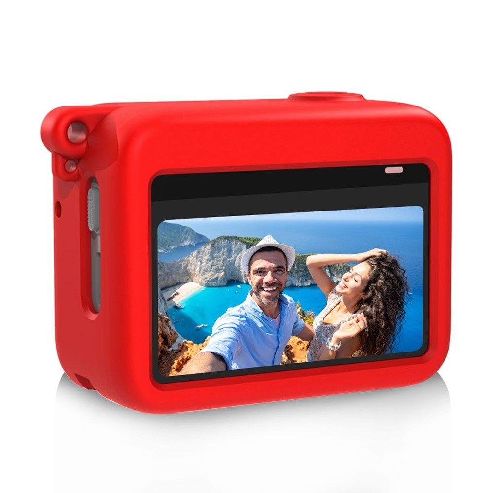 Silikónový ochranný obal PULUZ pre nabíjacie puzdro Insta360 GO 3 / GO 3S – červená