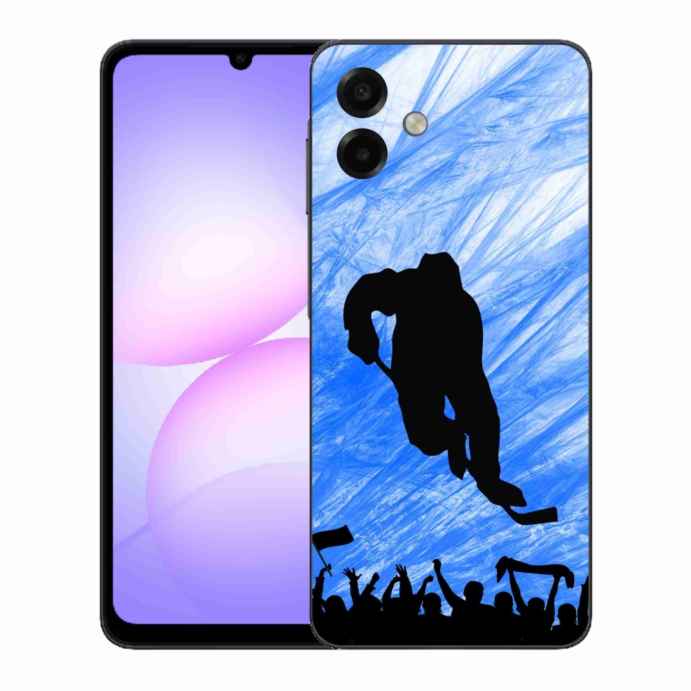 Gélový kryt mmCase na Samsung Galaxy A07 4G - hokejový hráč