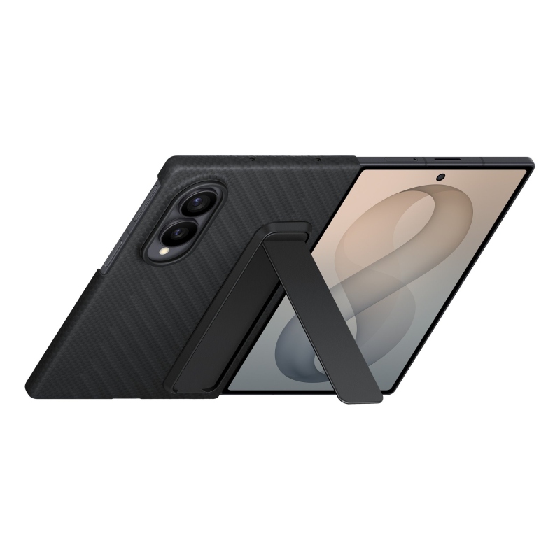 EF-XF971SBE Samsung Carbon Standing – puzdro pre Galaxy Z Fold 8, čierne