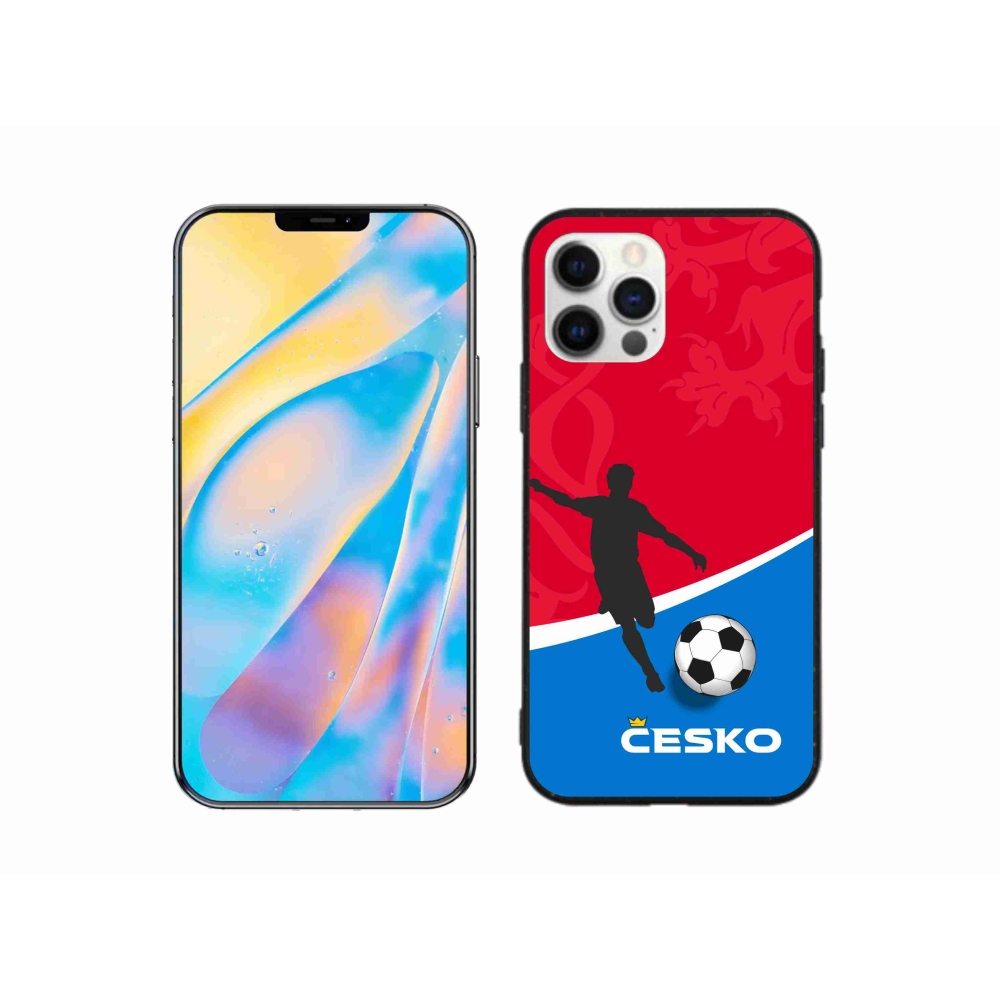 Gélový kryt mmCase na iPhone 12 - futbal Česko