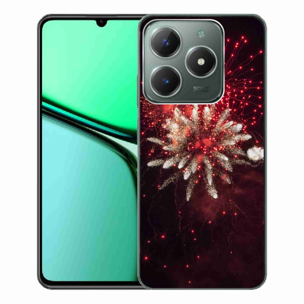 Gélový kryt mmCase na Realme C61 - ohňostroj