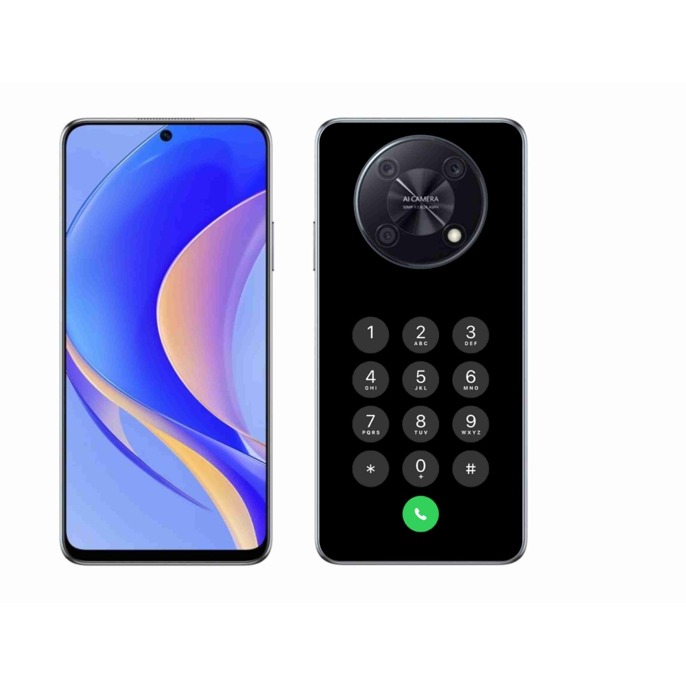 Gelový kryt mmCase na Huawei Nova Y90 - černý číselník