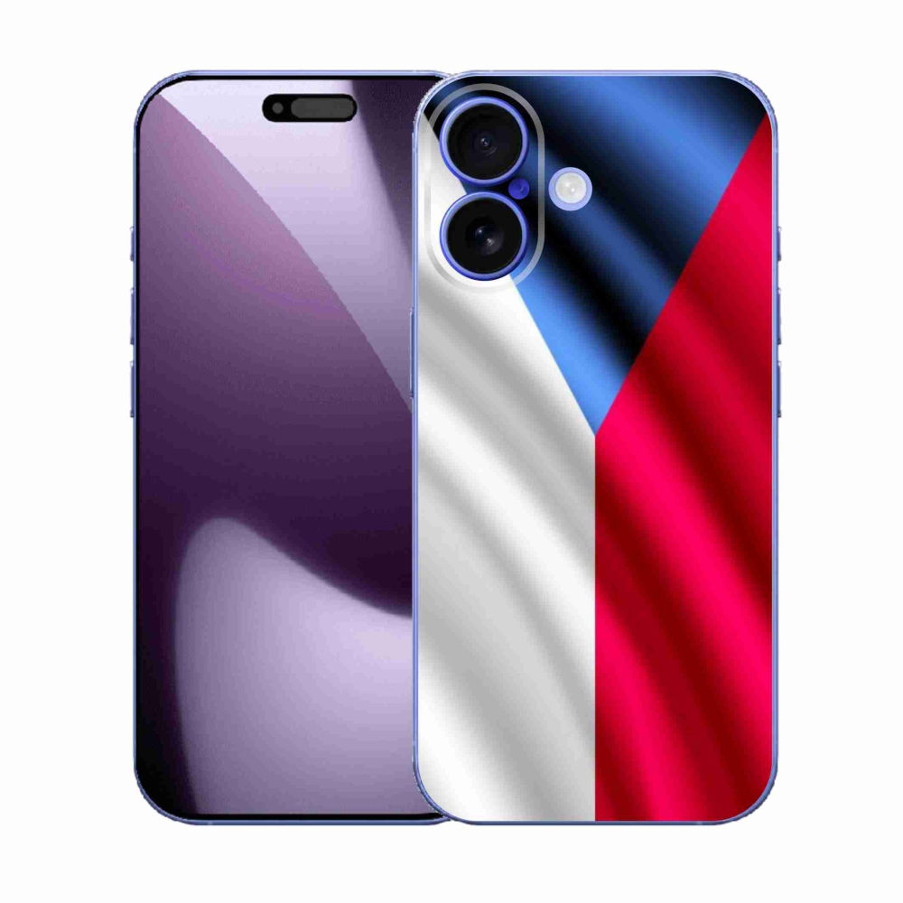 Gélový kryt mmCase na iPhone 17 - česká vlajka