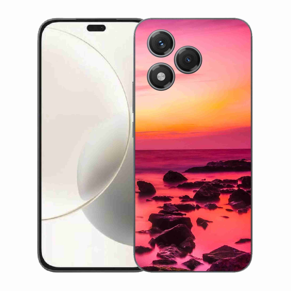 Gélový kryt mmCase na Honor 400 Lite - more a žiara
