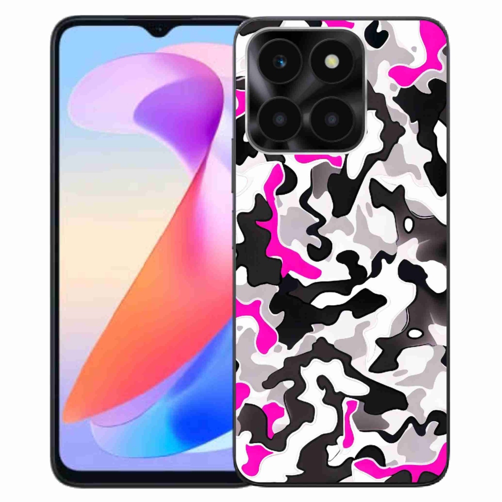 Gélový kryt mmCase na Honor X6a - maskáčový vzor 5