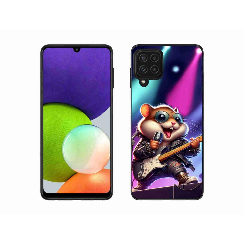 Gélový kryt mmCase na Samsung Galaxy A22 4G - škrečok rocker