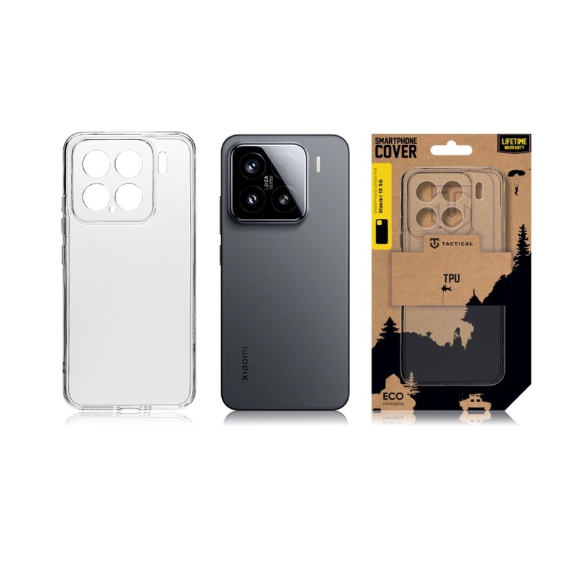 Tactical TPU Kryt pre Xiaomi 15 5G Transparent