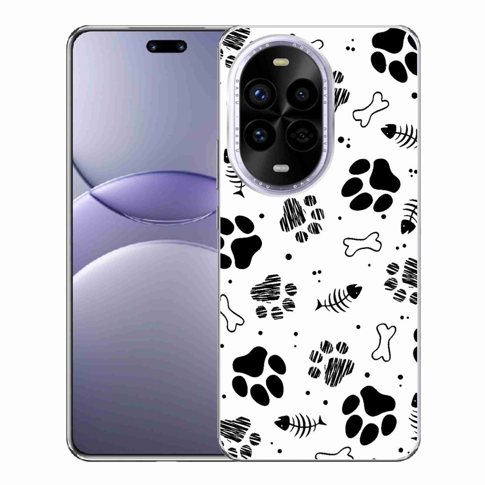 Gélový kryt mmCase na Huawei Nova 13 Pro 5G - psie labky 1
