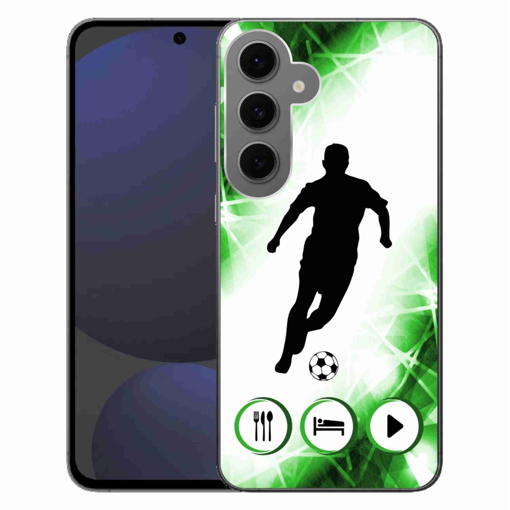 Gélový kryt mmCase na Samsung Galaxy S24 FE - futbalista