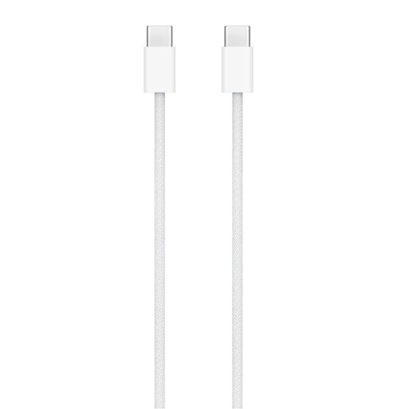 MM093ZM/A iPhone USB-C/USB-C 60W opletený dátový kábel 1m biely (hromadne)