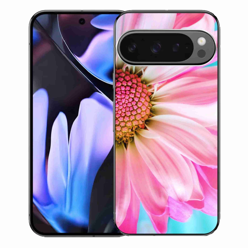 Gélový kryt mmCase na Google Pixel 9 Pro XL - ružová kvetina