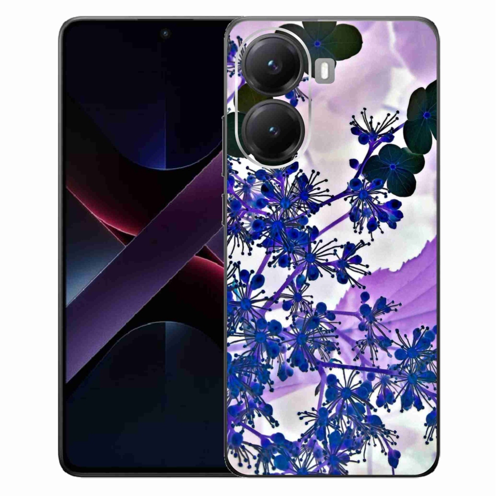 Gélový kryt mmCase na Xiaomi Poco X7 Pro 5G - kvet hortenzie