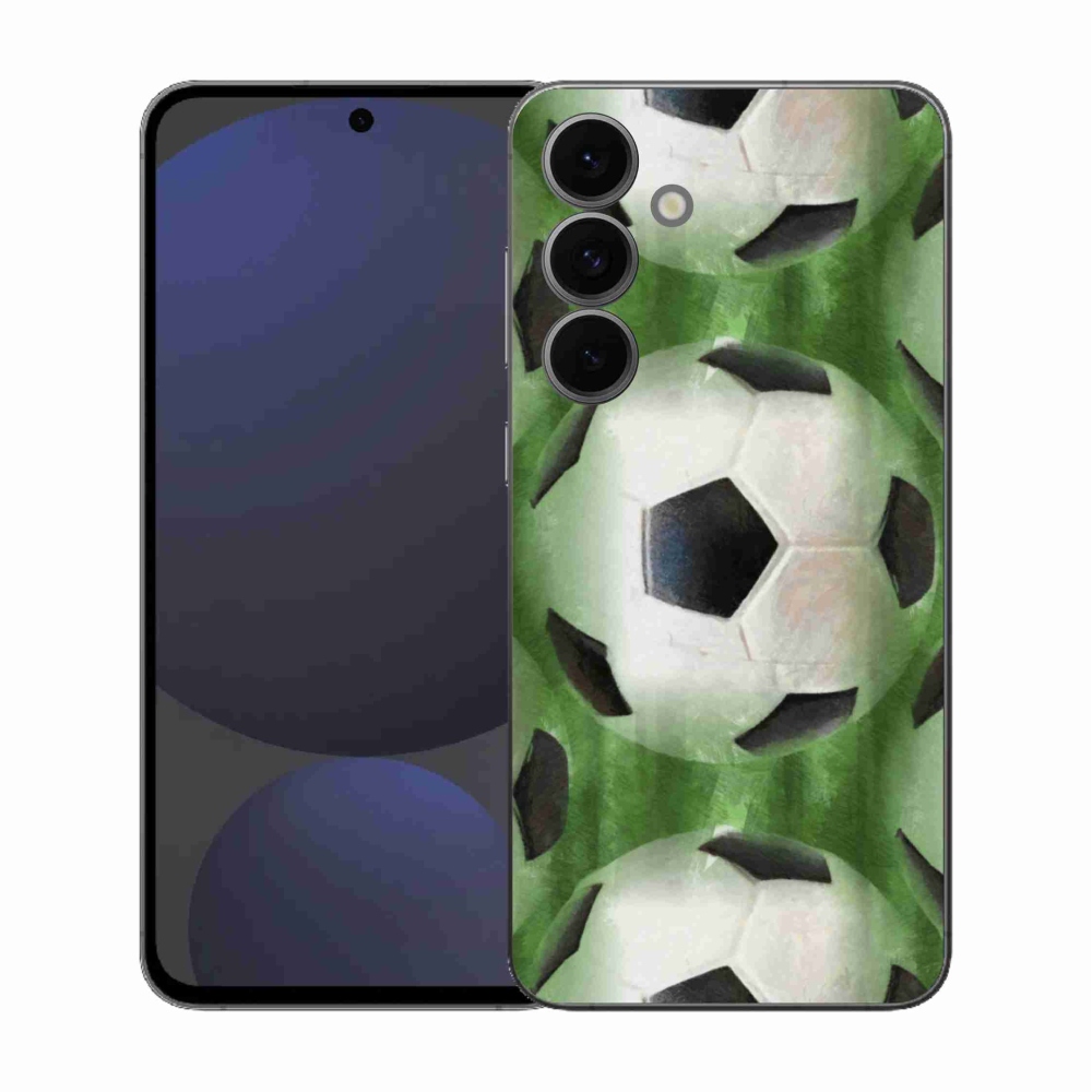 Gélový kryt mmCase na Samsung Galaxy S25 FE - futbalová lopta