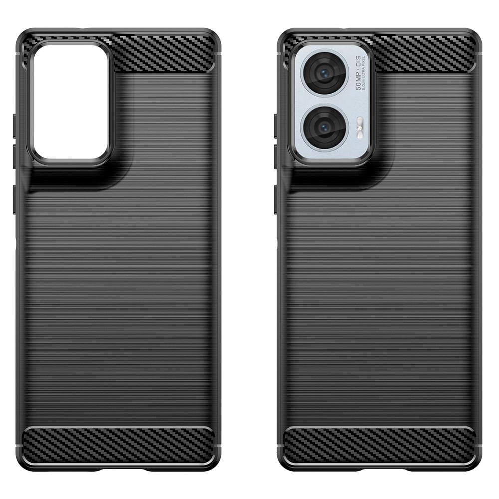 Carbon odolný gélový obal na Motorola Moto G85 5G - čierny