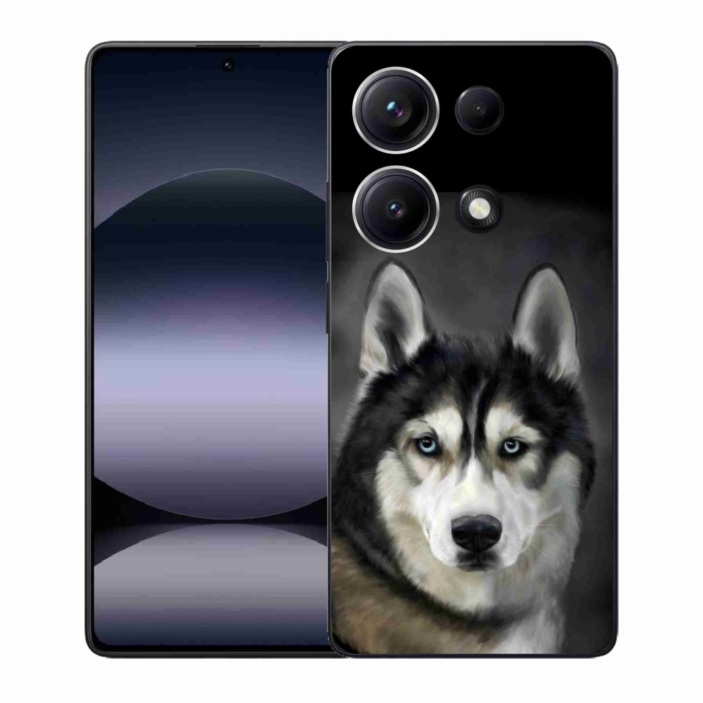 Gélový kryt mmCase na Xiaomi Redmi Note 14S - husky