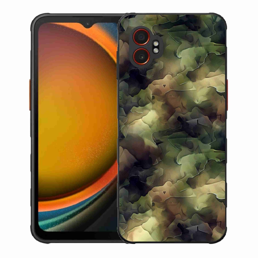Gélový kryt mmCase na Samsung Galaxy Xcover 7 Pro - maskáčový vzor 10