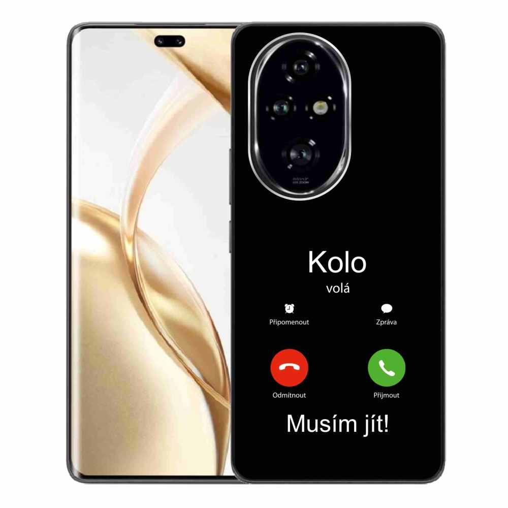 Gélový kryt mmCase na Honor 200 Pro 5G - bicykel volá čierne pozadie