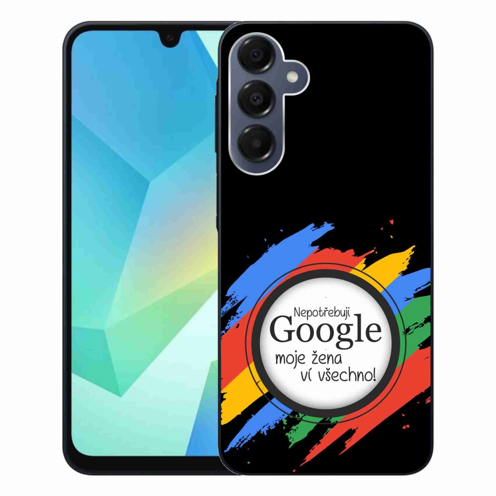 Gélový kryt mmCase na Samsung Galaxy A16 4G/5G - žena vie všetko čierne pozadie