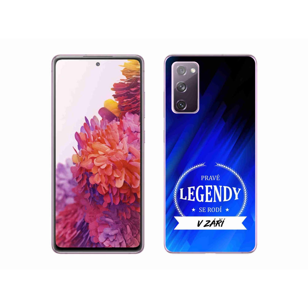 Gélový kryt mmCase na Samsung Galaxy S20 FE - legendy v septembri modré pozadie