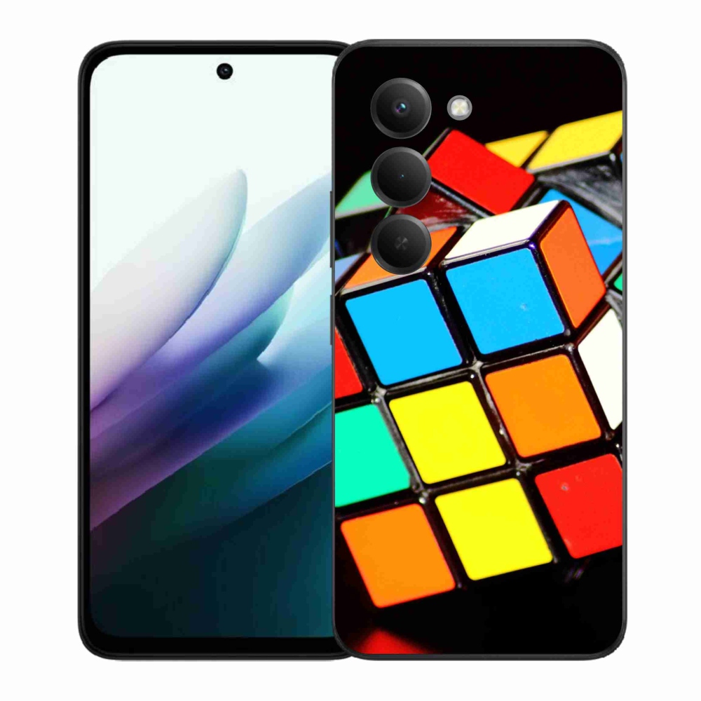Gélový kryt mmCase na Xiaomi Redmi 15 4G/5G (171mm) - rubikova kocka