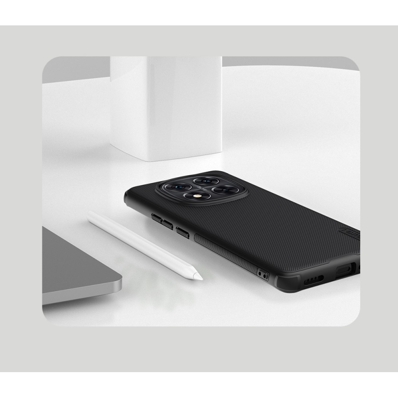 Nillkin Super Frosted PRO Magnetic Zadný Kryt pre Xiaomi Redmi Note 14 Pro+ 5G Black