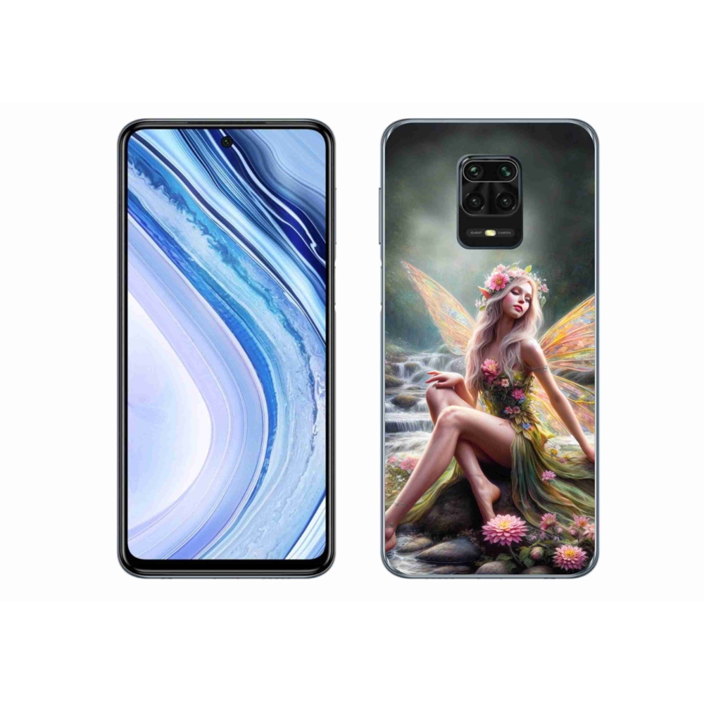 Gélový kryt mmCase na Xiaomi Redmi Note 9S - motýlia žena 1