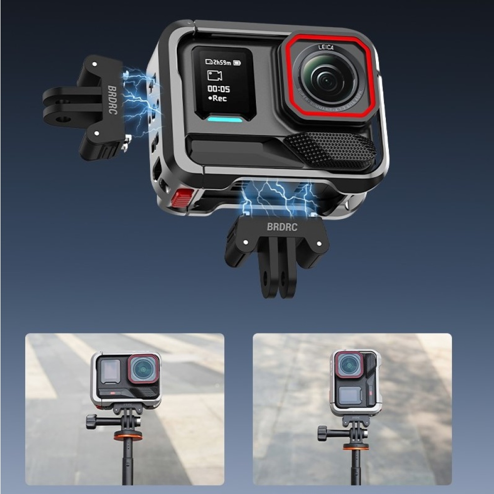 BRDRC magnetický rýchloupínací adaptér pre Insta360 Ace Pro a Ace Pro 2