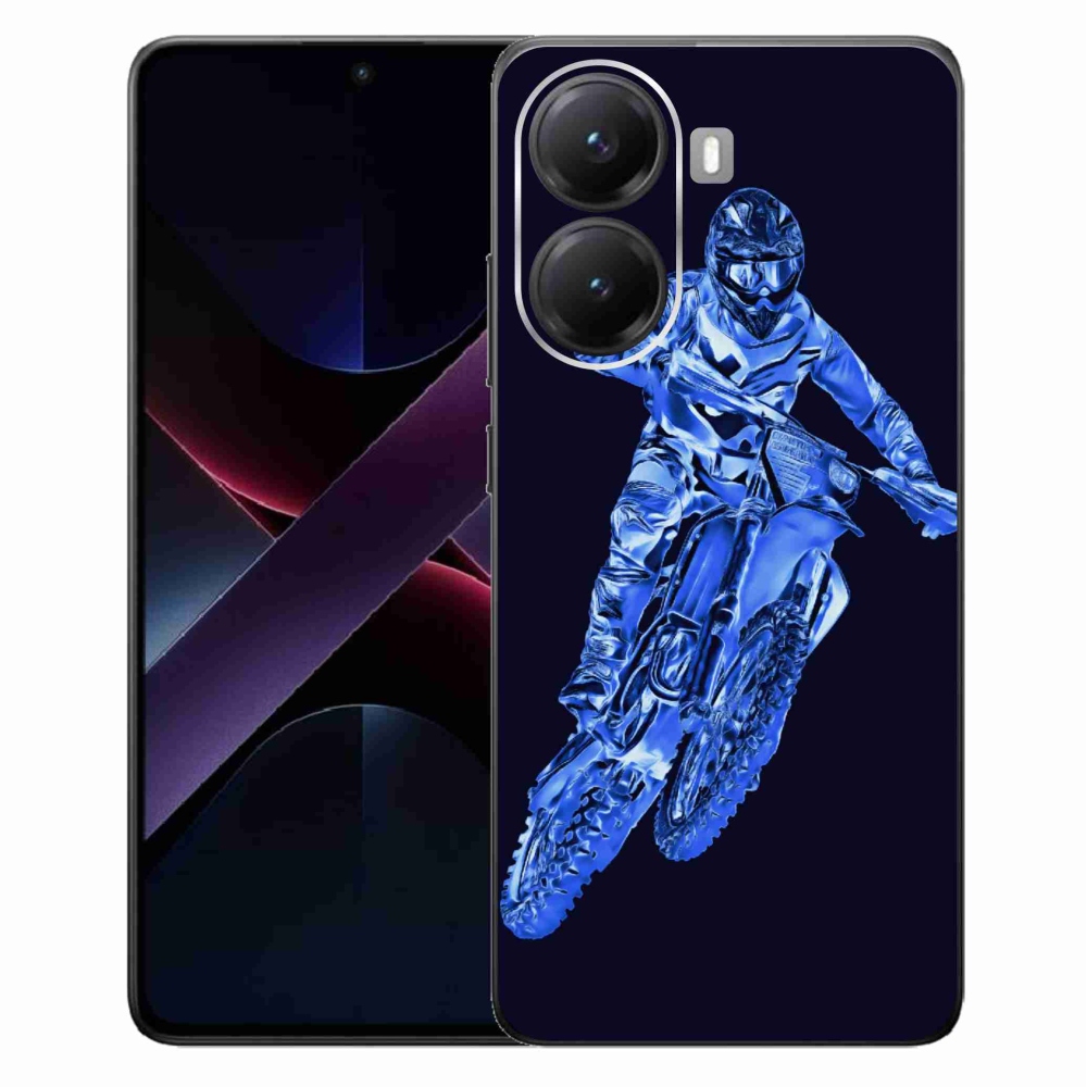 Gélový kryt mmCase na Xiaomi Poco X7 Pro 5G - motocross 1