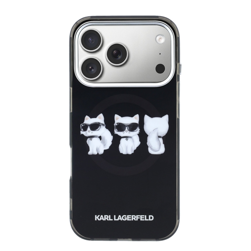 Karl Lagerfeld IML Choupette Trio Watercolor MagSafe zadný kryt pre iPhone 17 Pro
