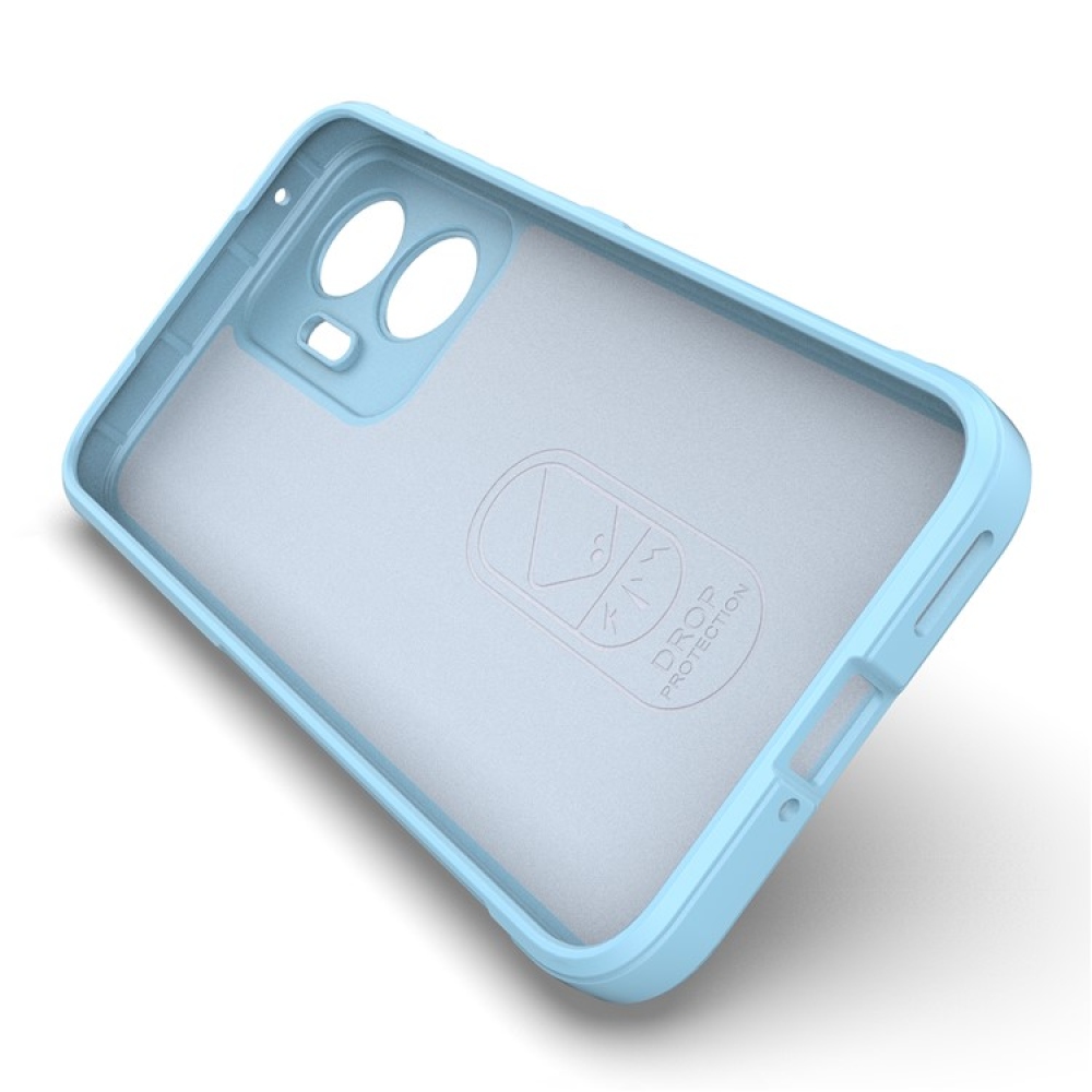 Rugg odolný gélový obal na Xiaomi Poco F7 5G - svetlomodrý