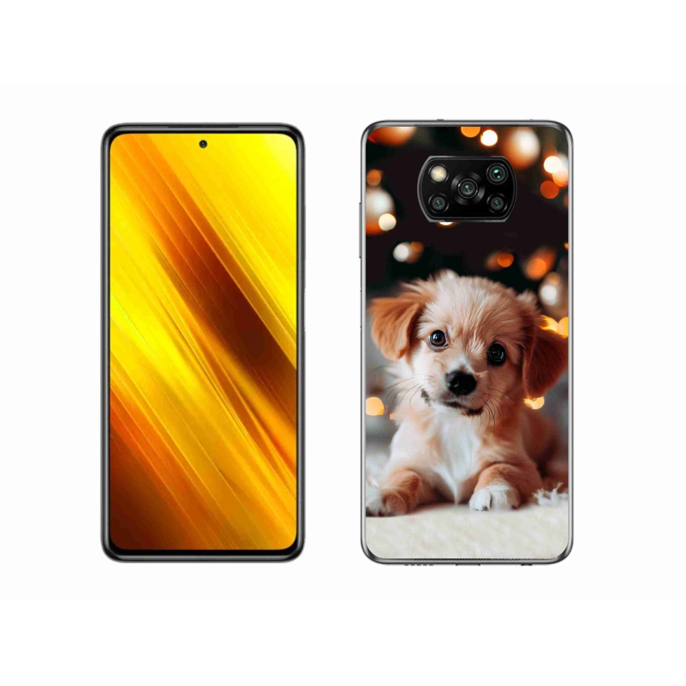 Gélový kryt mmCase na Xiaomi Poco X3 - šteniatko