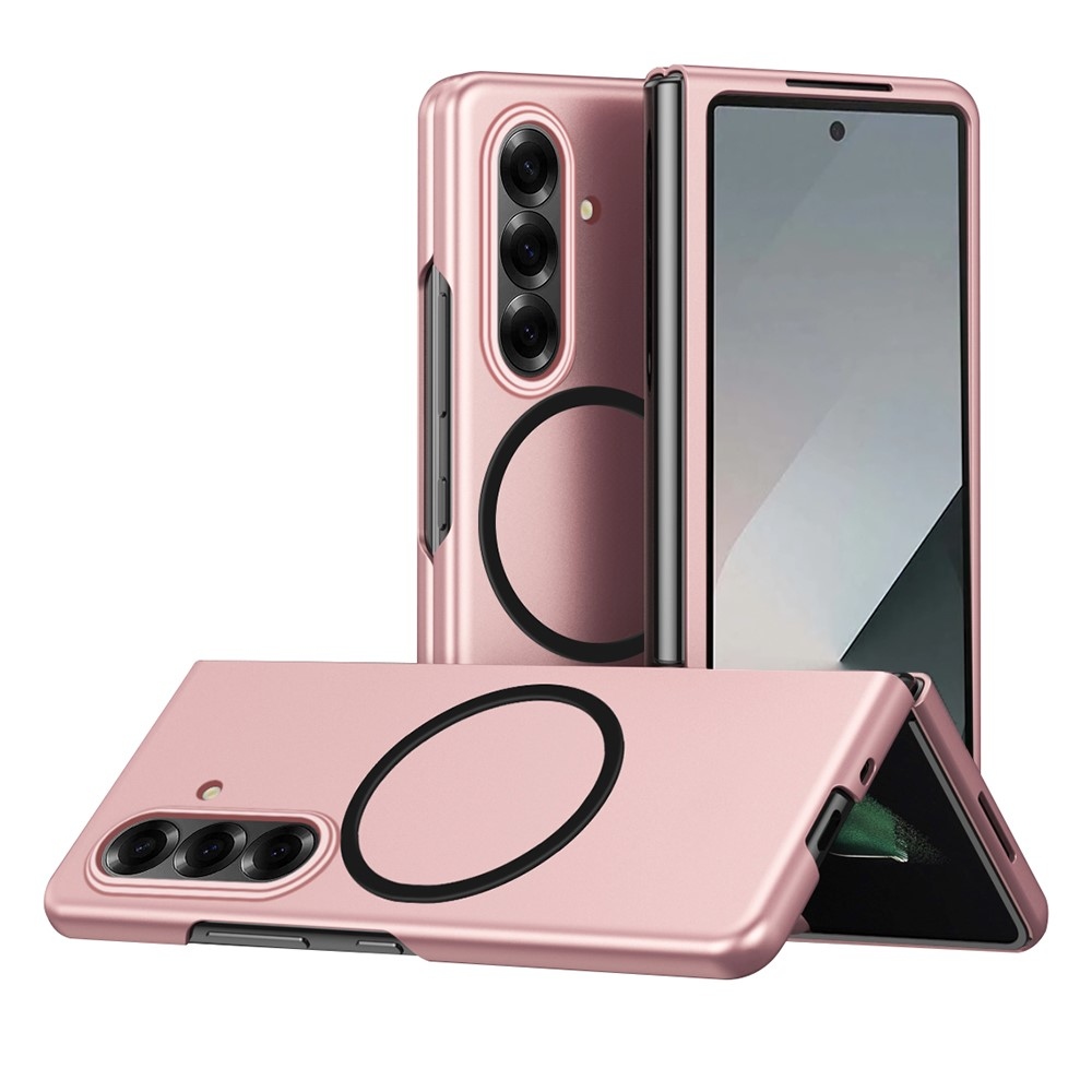 Touch matný plastový obal s MagSafe na Samsung Galaxy Z Fold7 5G - ružový