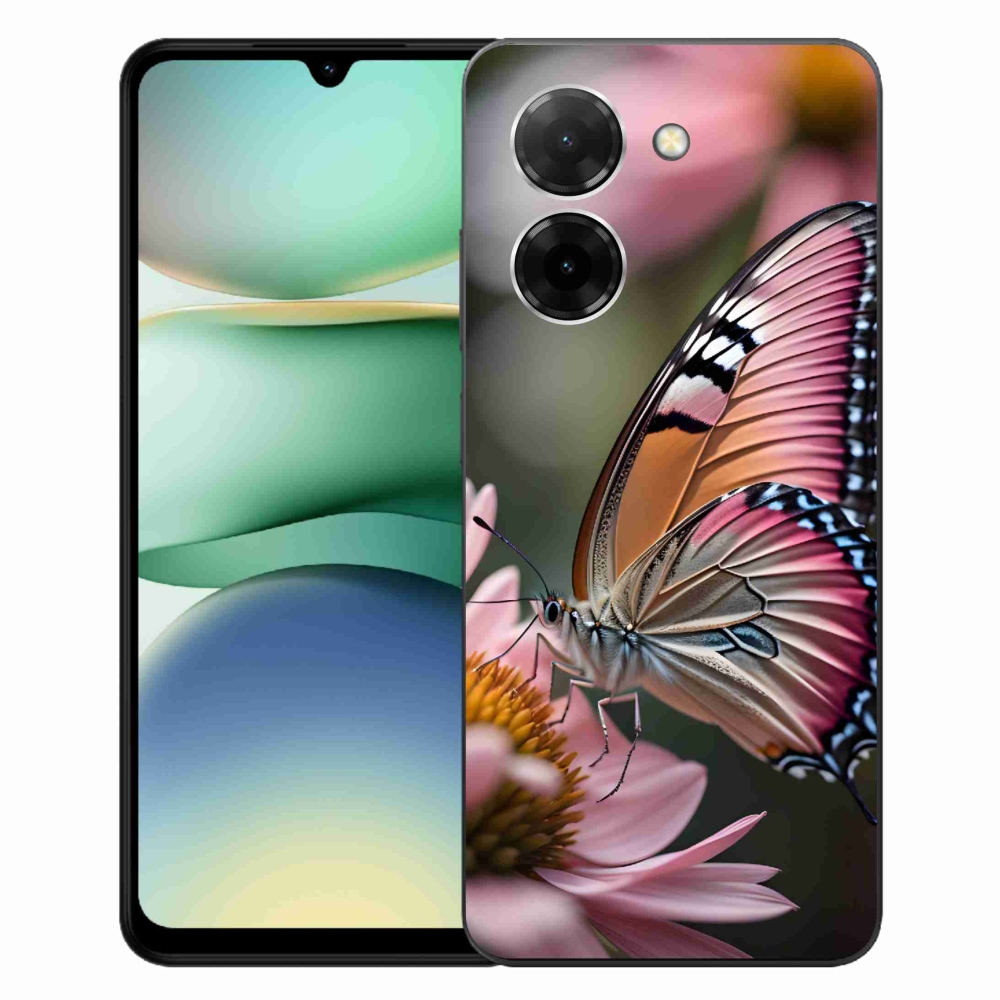 Gélový kryt mmCase na Xiaomi Redmi A5 - farebný motýľ