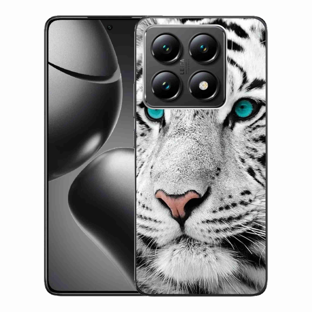 Gélový kryt mmCase na Xiaomi 14T - biely tiger