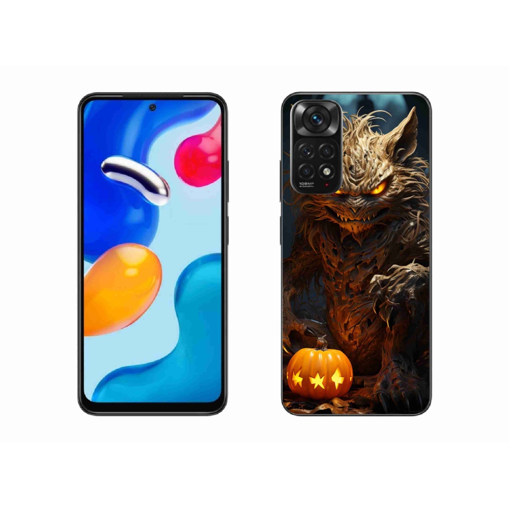Gélový kryt mmCase na Xiaomi Redmi Note 11 4G - halloweenska príšera