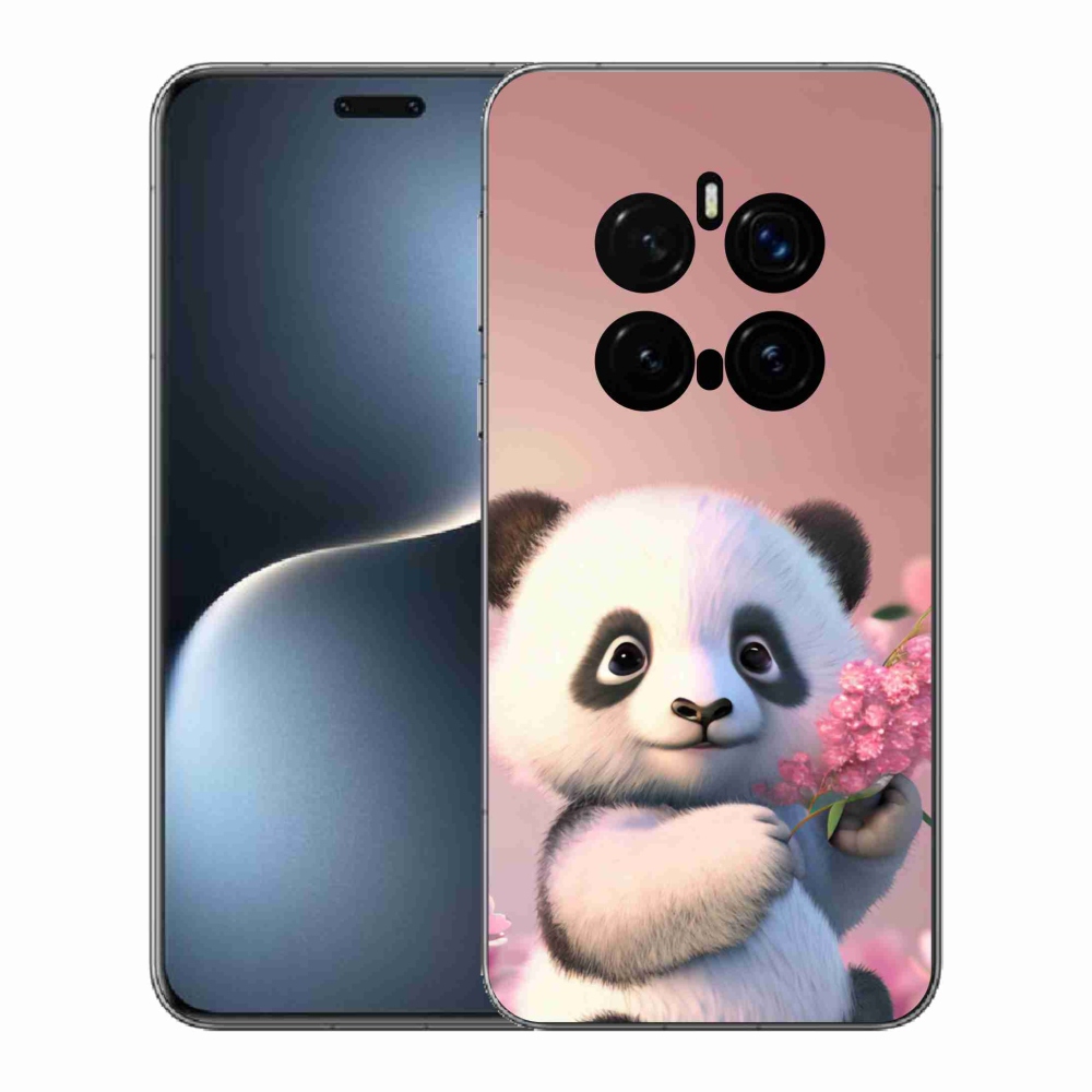 Gélový kryt mmCase na Honor Magic 7 Pro 5G - roztomilá panda