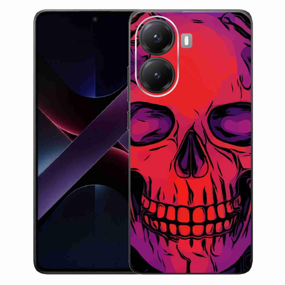 Gélový kryt mmCase na Xiaomi Poco X7 Pro 5G - lebka