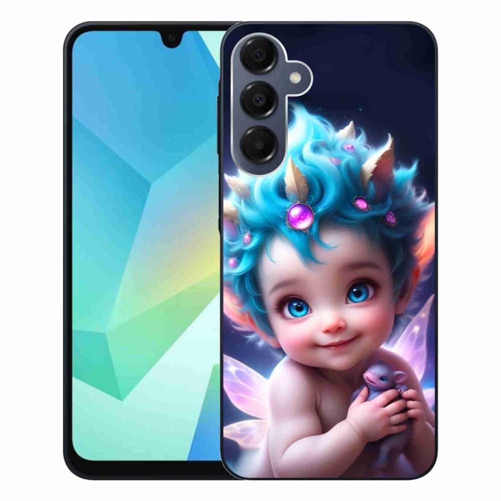 Gélový kryt mmCase na Samsung Galaxy A16 4G/5G - dieťa s motýlími krídlami