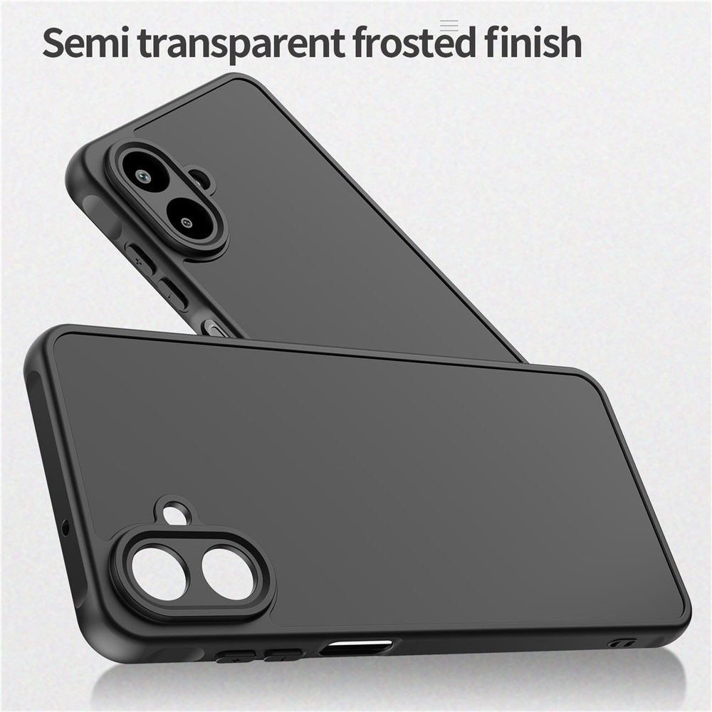 Proof gélový obal s pevným chrbtom na Samsung Galaxy A07 4G - čierny/čierny