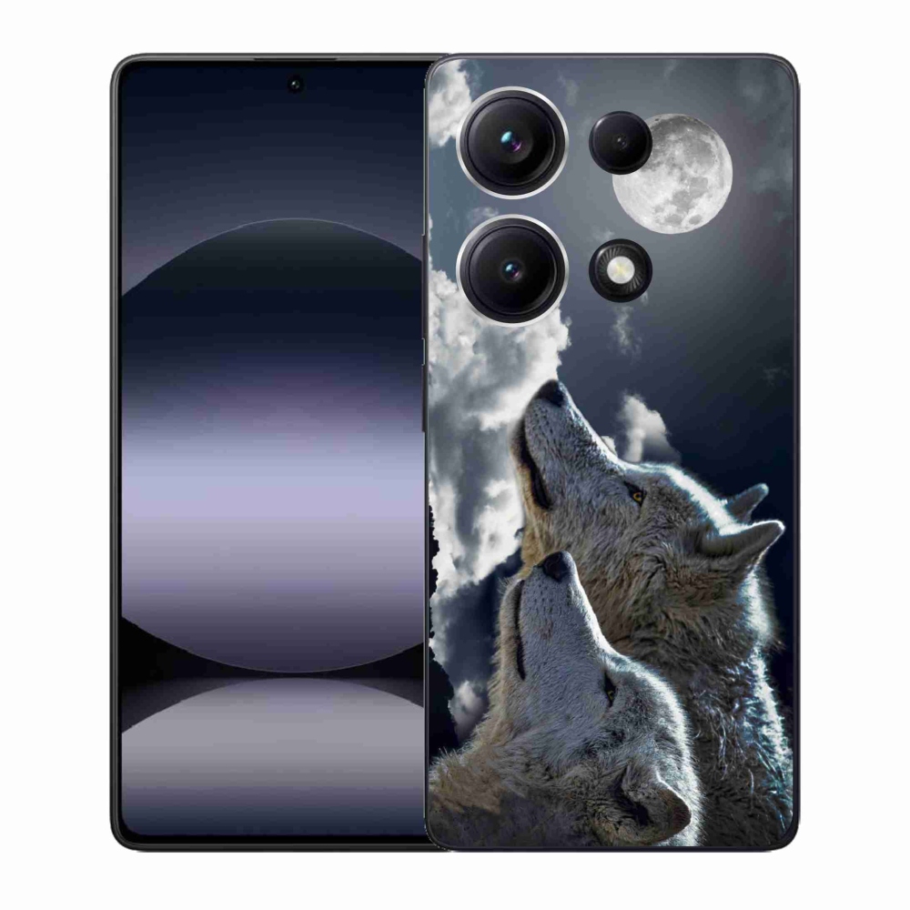 Gélový kryt mmCase na Xiaomi Redmi Note 14S - vlci