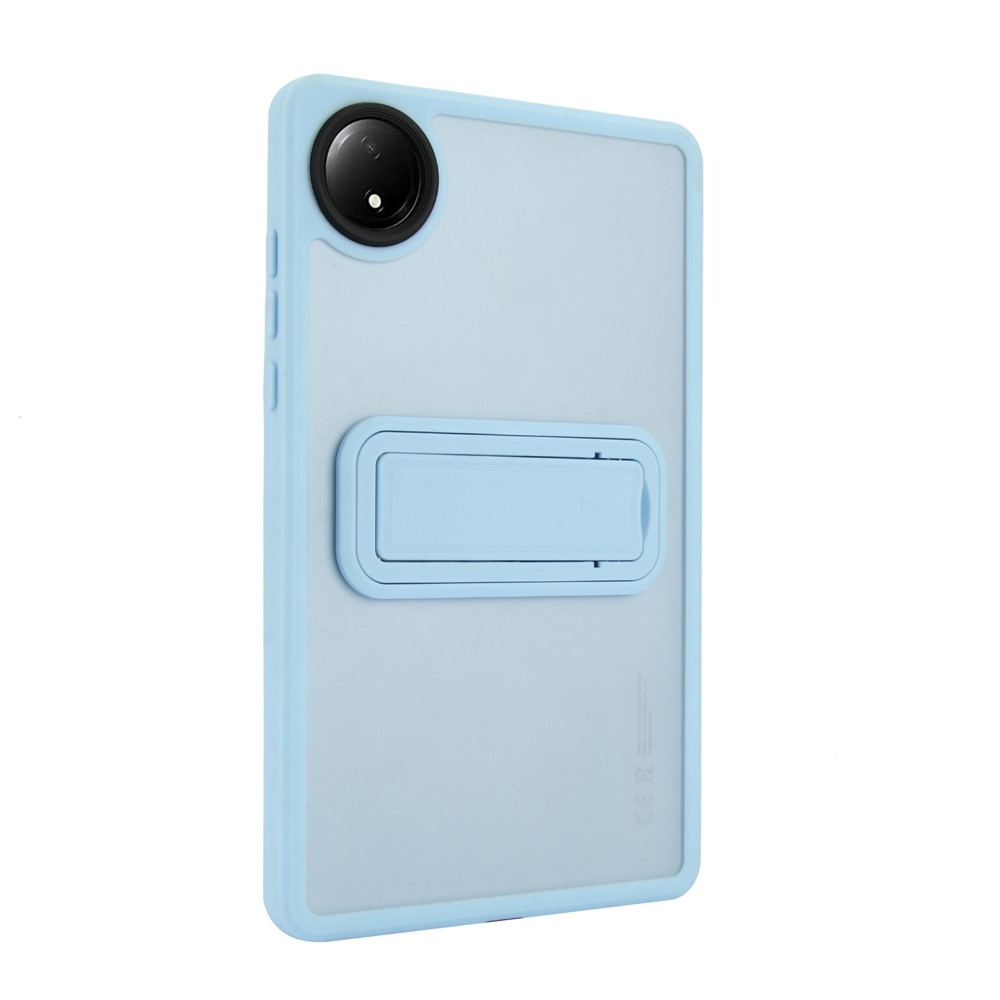 Skiny gélový obal s pevným chrbtom a výklopným stojanom na Xiaomi Redmi Pad SE 8.7 - svetlomodrý