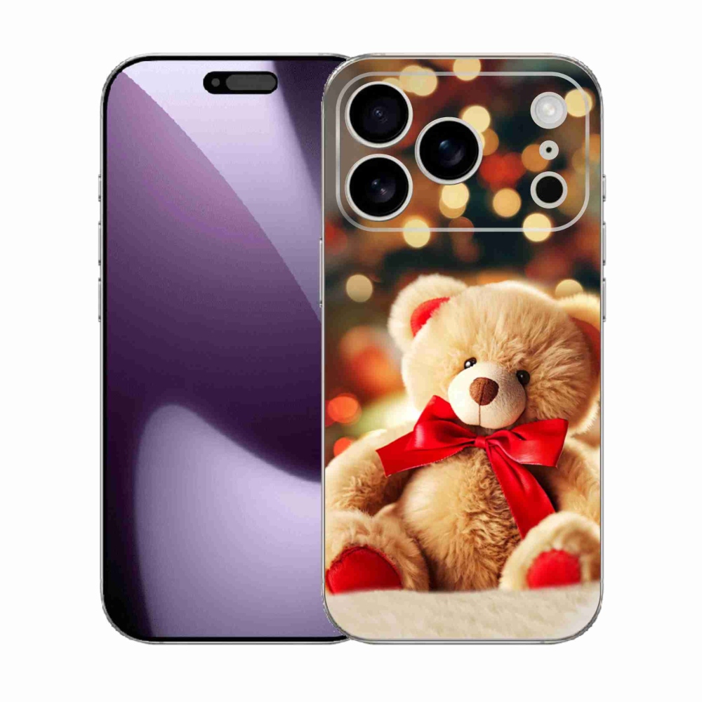 Gélový kryt mmCase na iPhone 17 Pro - plyšový medvedík
