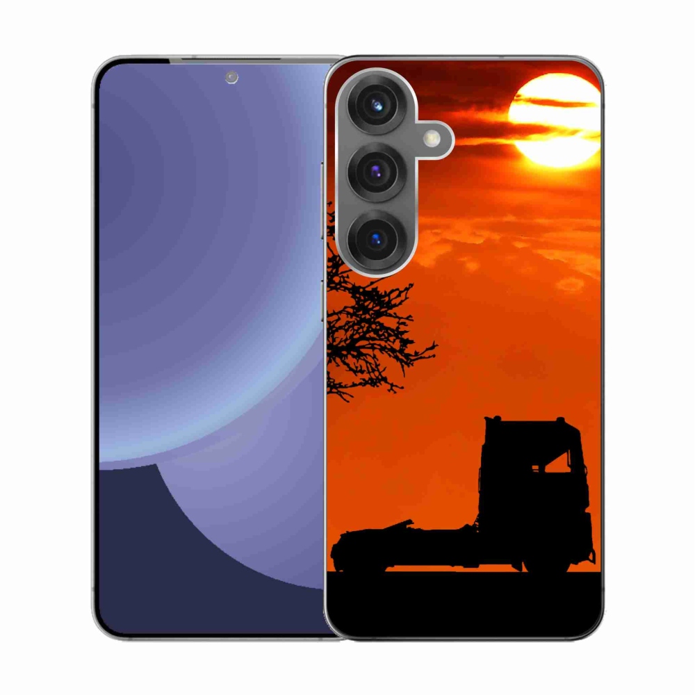 Gélový kryt mmCase na Samsung Galaxy S25 - kamión 3