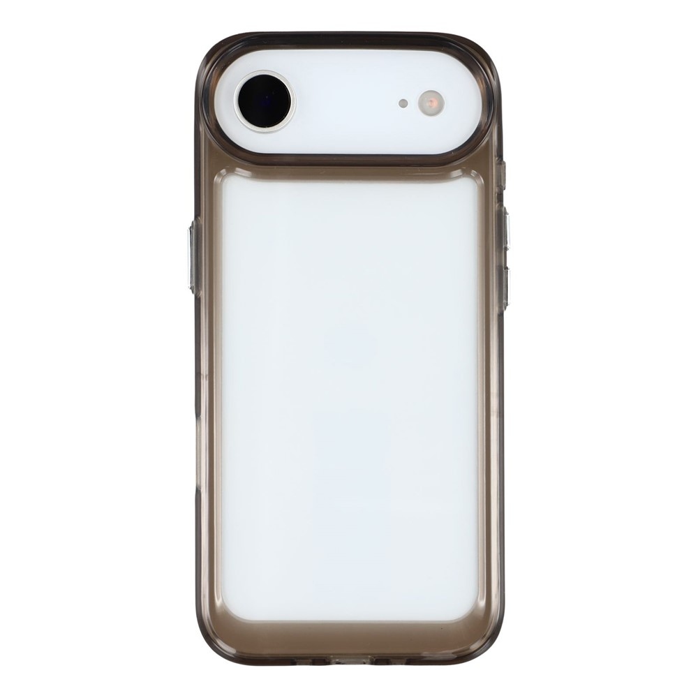 Gélový obal s pevným chrbtom na iPhone 17 Air - čierny