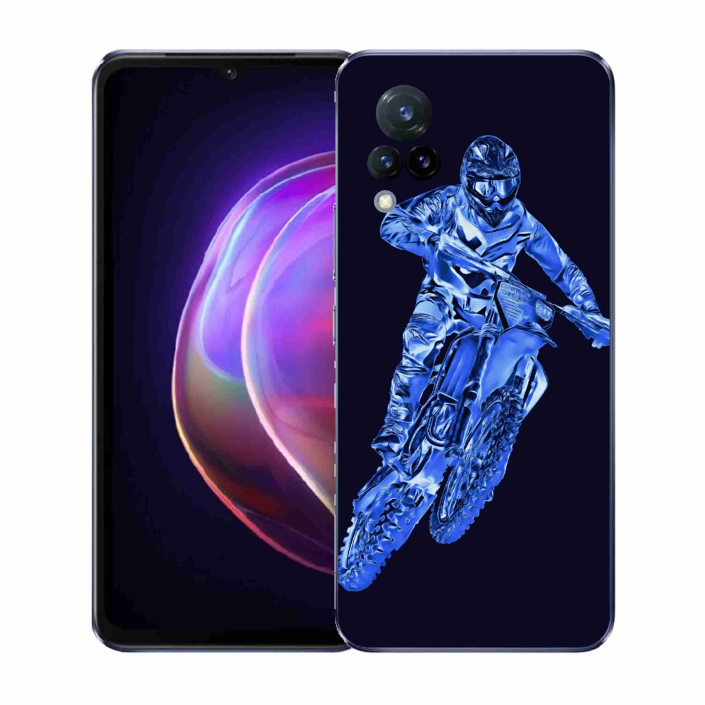 Gélový kryt mmCase na Vivo V21 4G/5G - motocross 1
