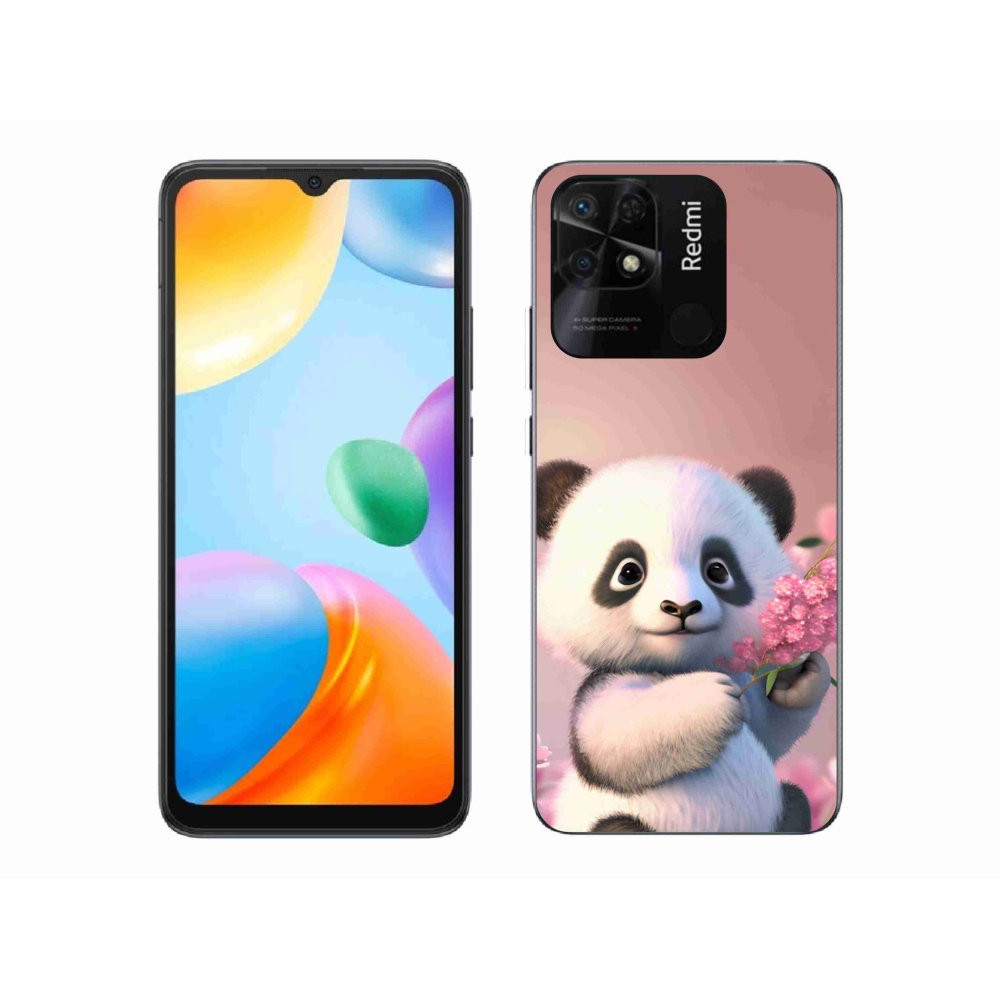 Gélový kryt mmCase na Xiaomi Redmi 10C - roztomilá panda