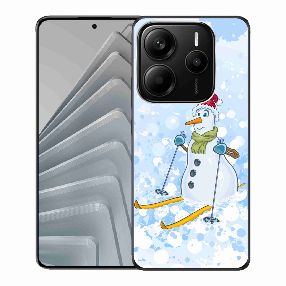 Gélový kryt mmCase na Xiaomi Redmi Note 14 5G - snehulák