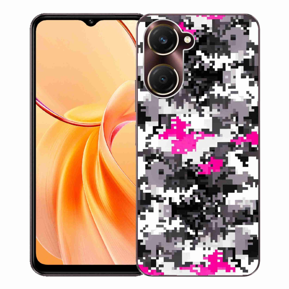 Gélový kryt mmCase na Vivo Y28s 5G - maskáčový vzor 4